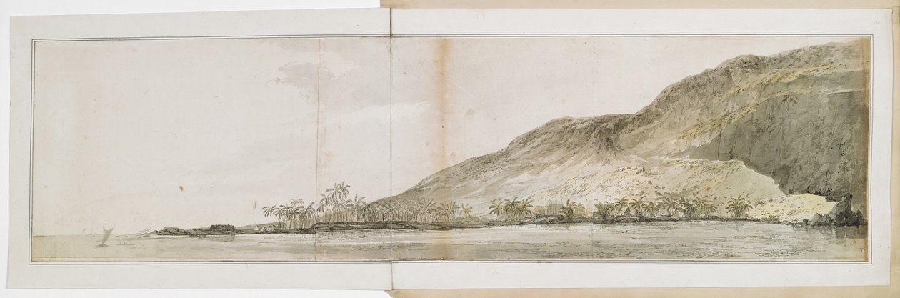 View of the North Point of Kealakekua Bay, on the Island of Hawaii, Taken from the 