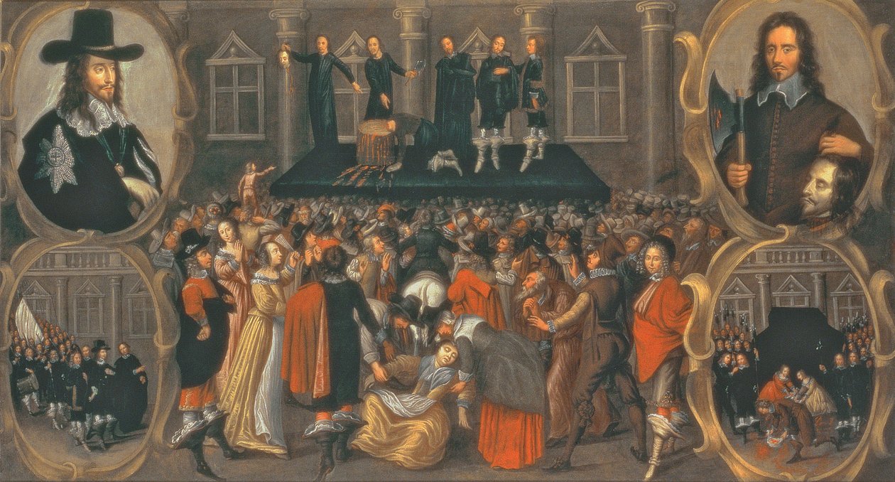 An Eyewitness Representation of the Execution of King Charles I in 1649 by John Weesop