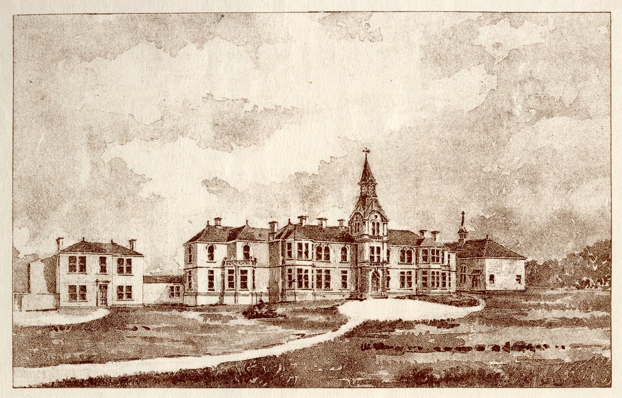 The Newcastle upon Tyne Lunatic Asylum, Coxlodge (c.1829) by John William Dyson