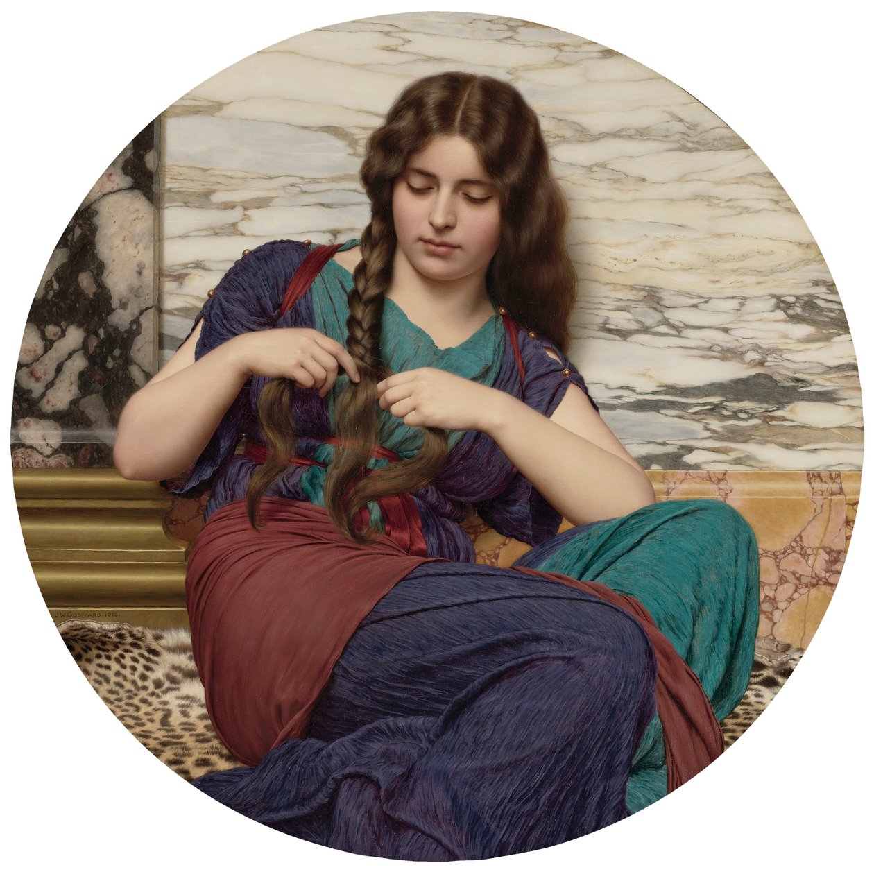 A Congenial Task by John William Godward