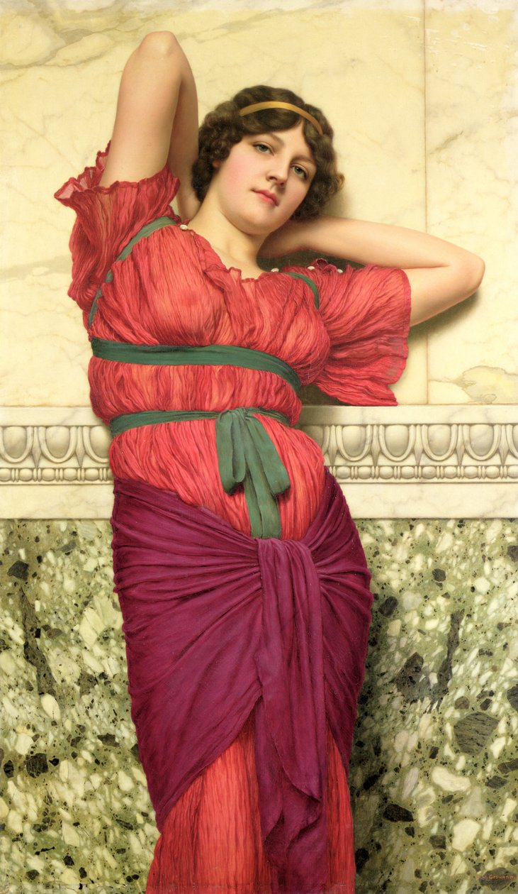 Contemplation by John William Godward