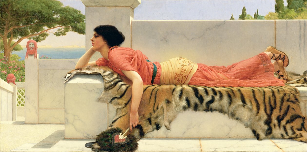 Expectation by John William Godward