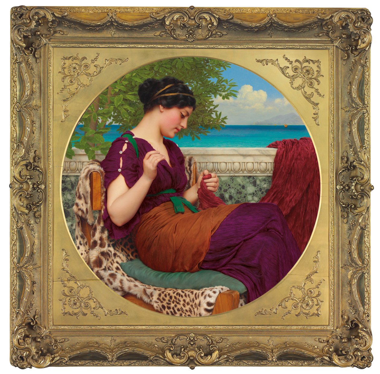 Far Away Thoughts by John William Godward