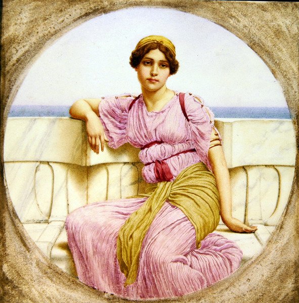 Reflections, 1918 by John William Godward