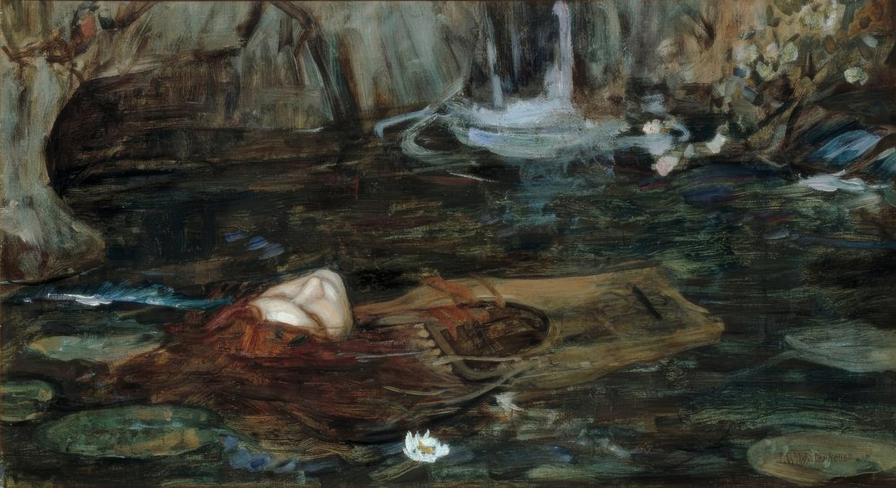 Study for The Nymphs Finding the Head of Orpheus by John William Waterhouse