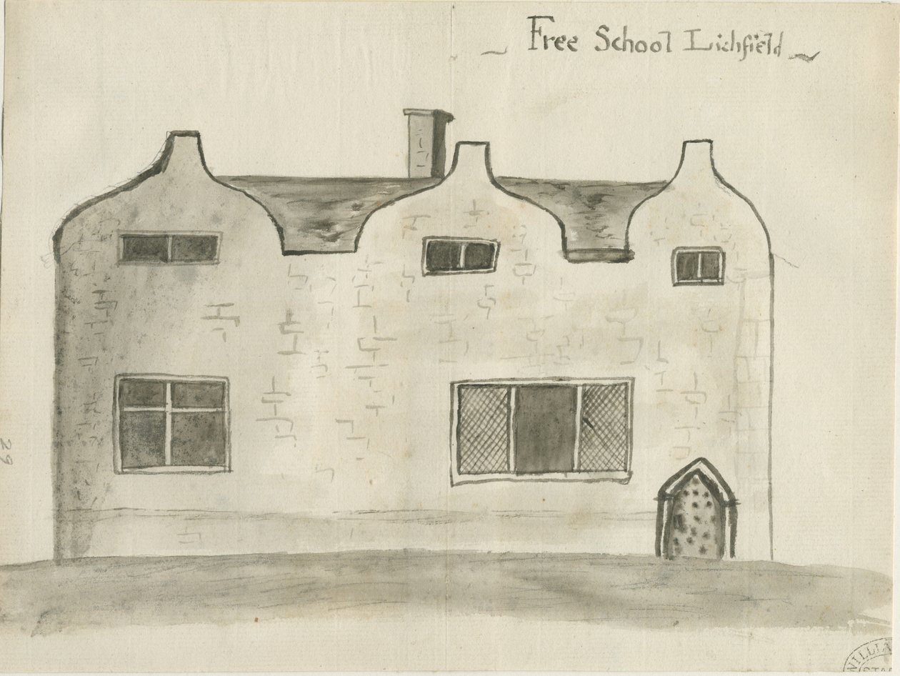 Lichfield - Grammar School by John Wright