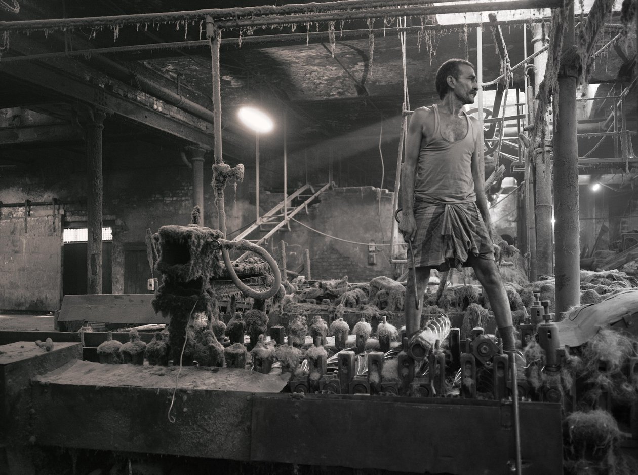 Jute Factory, Kolkata, India, 2017 by Jon Nicholson