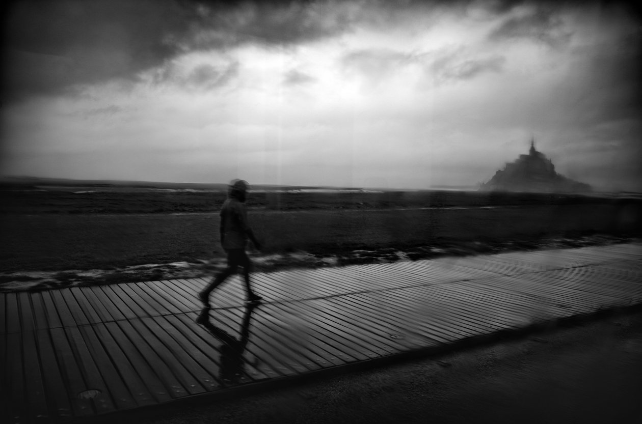On Route to Mont St Michel, 2022 by Jon Nicholson