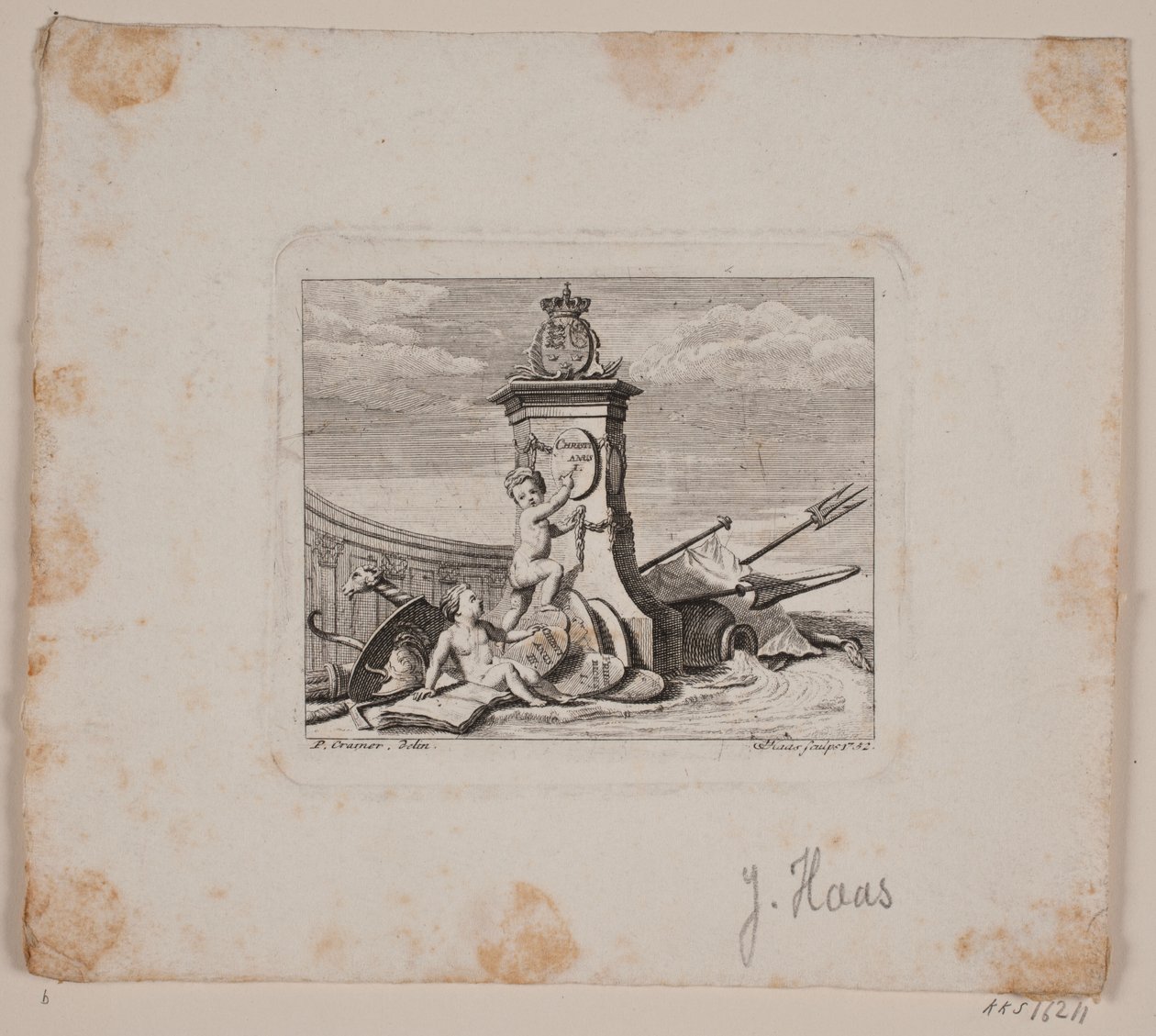 Vignette with Two Genies by Jonas Haas