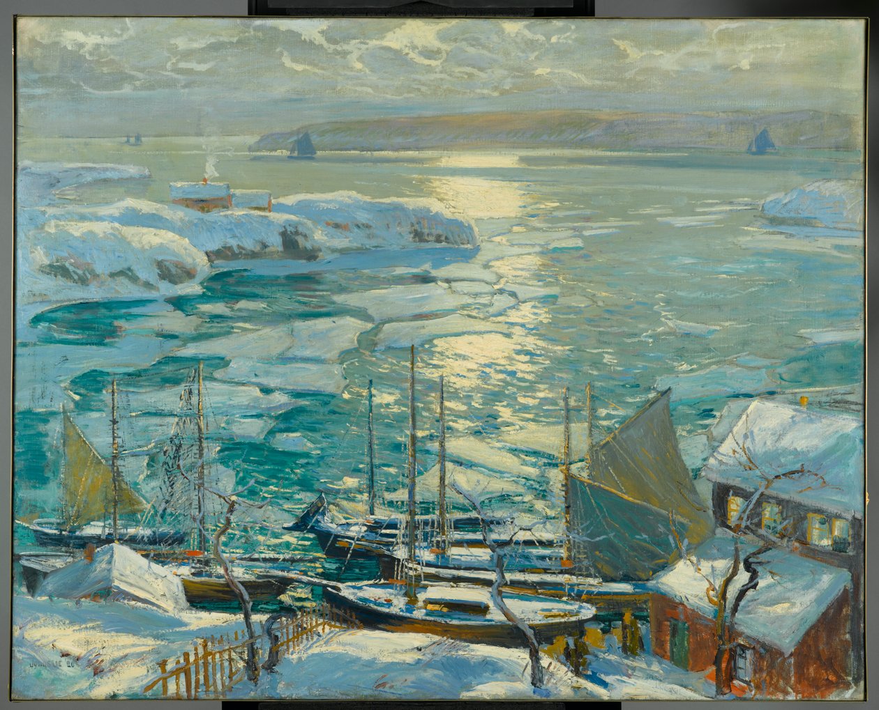 The Old Ships Draw to Home Again by Jonas Lie