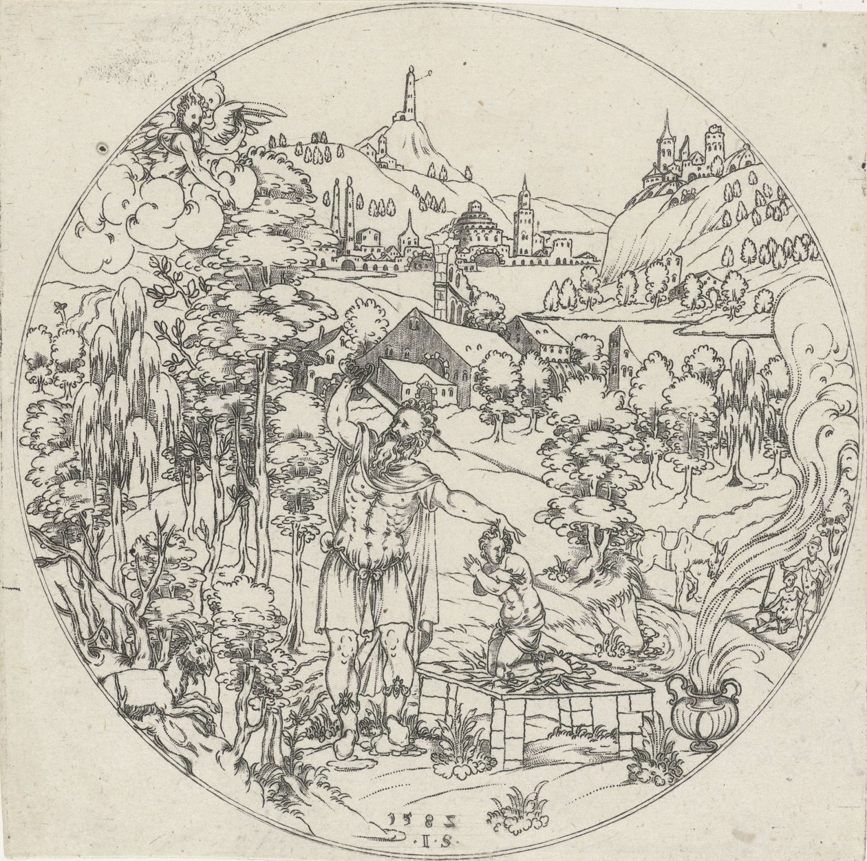 Abraham Sacrifices Isaac (series title) by Jonas Silber
