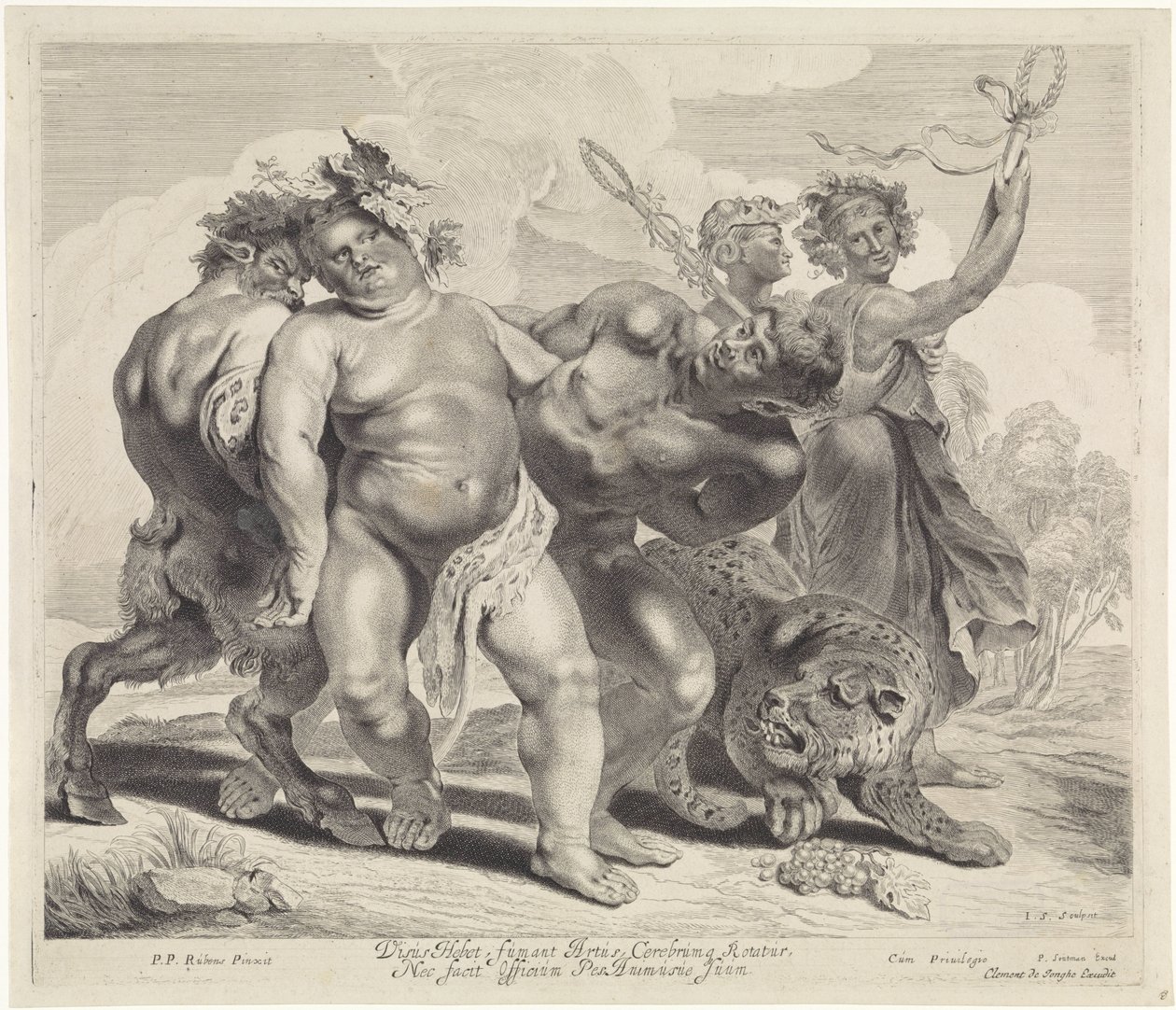 Drunkenness of Bacchus by Jonas Suyderhoef