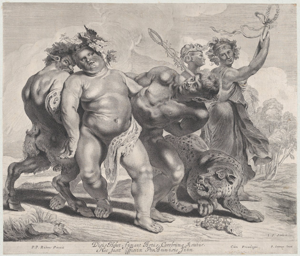 Drunkenness of Bacchus, 1630-57 by Jonas Suyderhoef