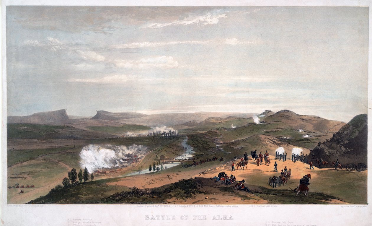 The Battle of the Alma on September 20 by Jonathan Needham
