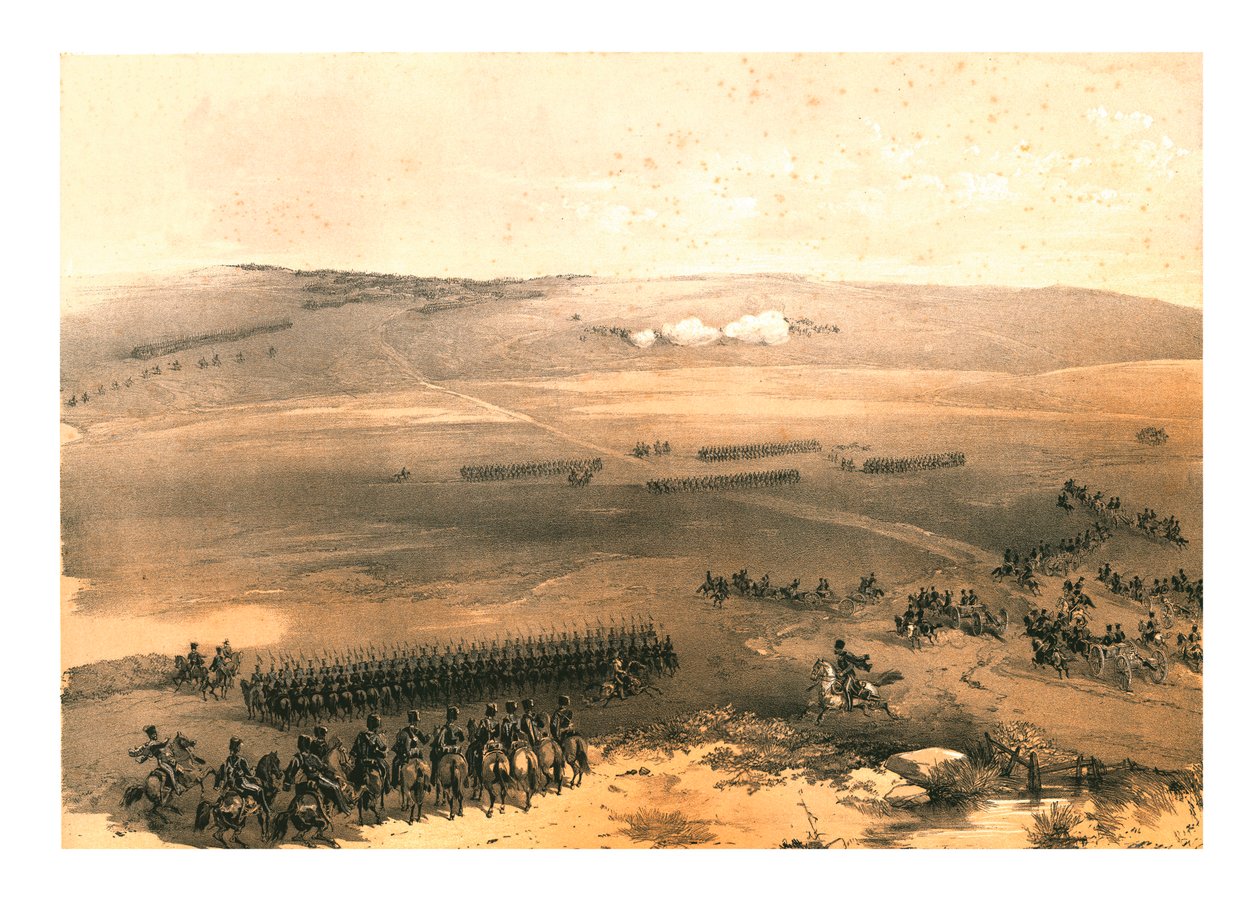 The Cavalry Affair of the Heights of Bulganak - the First Gun, 1854, 1855 by Jonathan Needham