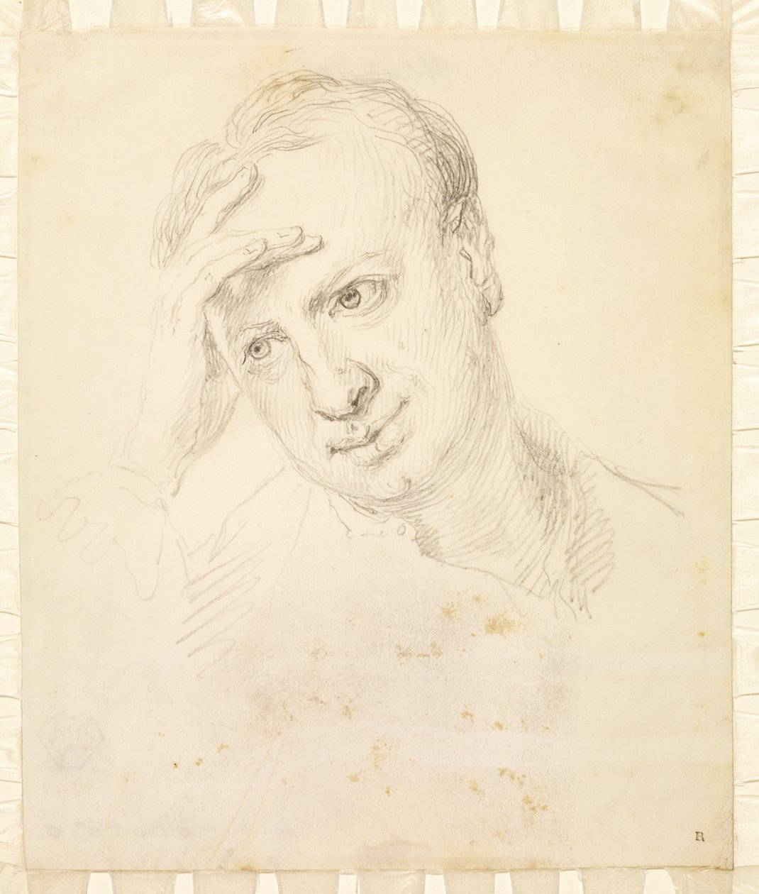 Portrait of Jonathan Richardson the Younger, 1732 by Jonathan Richardson