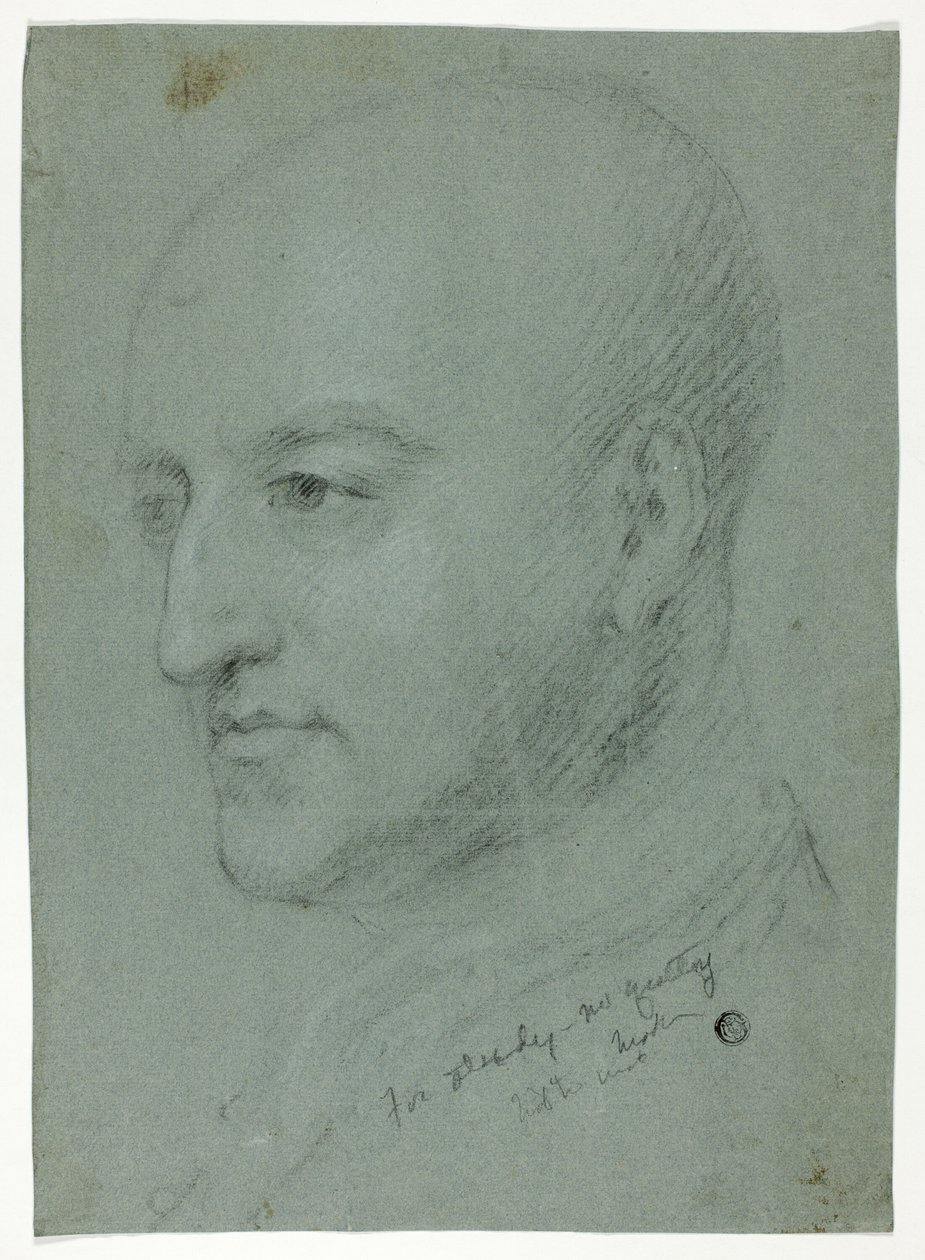 Head of a Man (recto); Head of a Woman (verso) by Jonathan Richardson the Elder