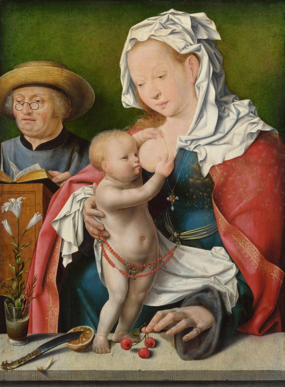 The Holy Family by Joos van Cleve