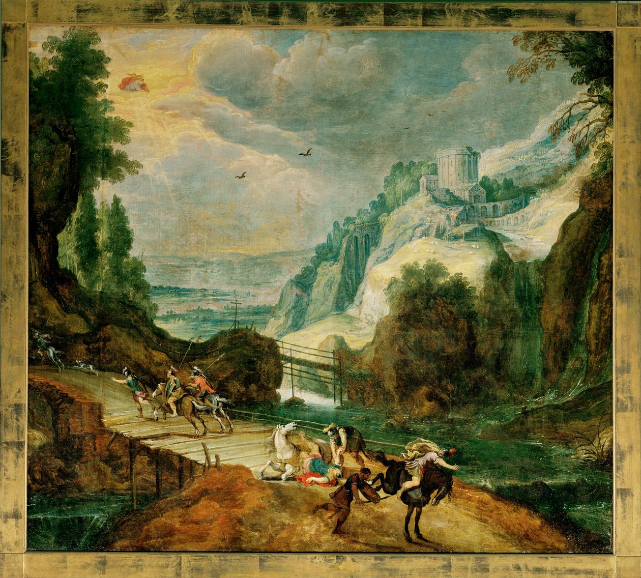 Landscape with the Conversion of St. Paul by Joos or Josse de The Younger Momper
