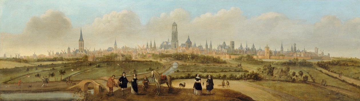 View on the City of Utrecht by Joost Cornelisz Droochsloot