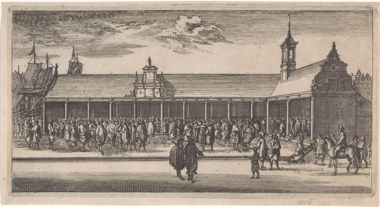 View of the Stock Exchange in Rotterdam by Joost van Geel