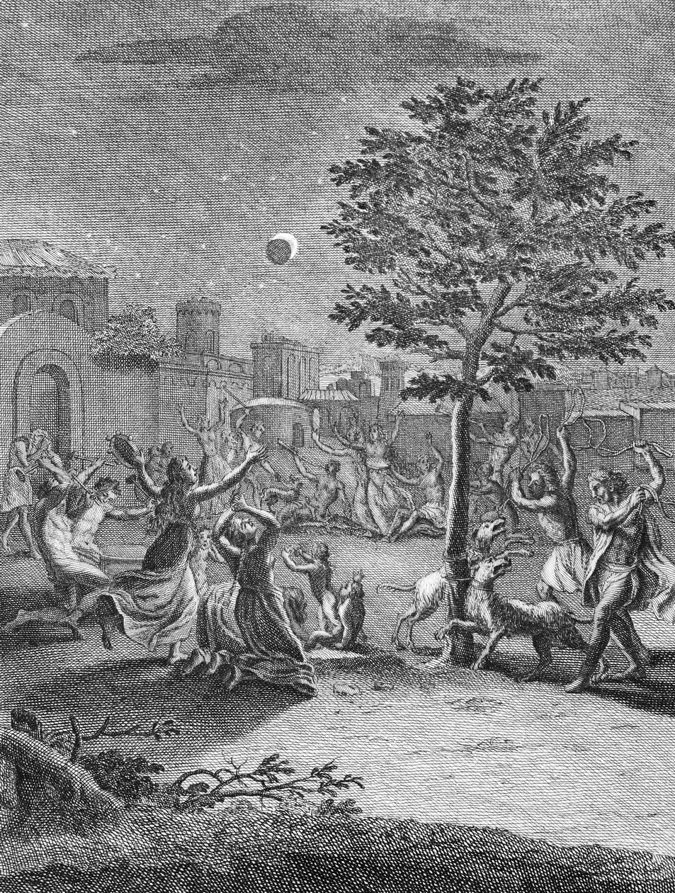 Eclipse of the Moon, from 