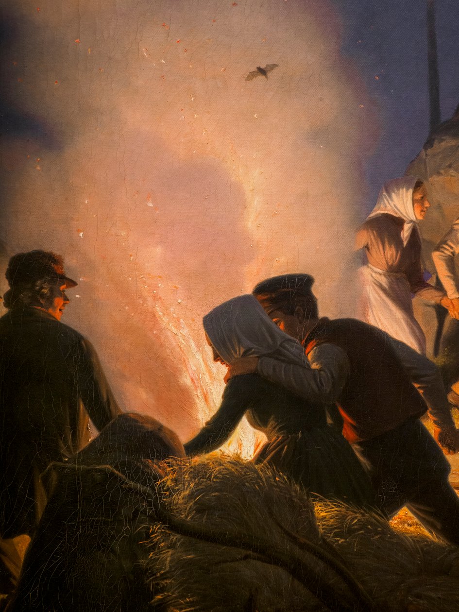 Midsummer Eve (detail) by Jorgen Valentin Sonne