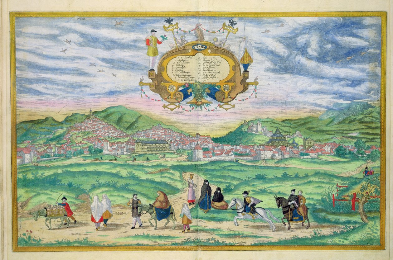 Map of Granada, from 