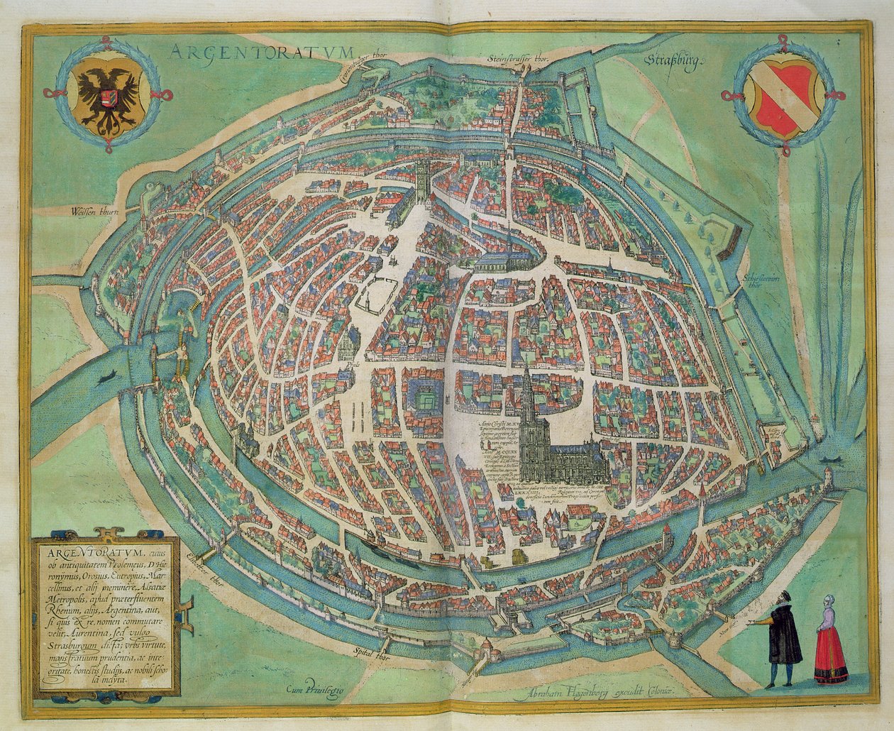Map of Strasbourg, from 