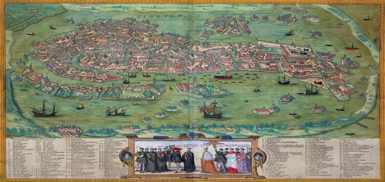 Map of Venice, from 