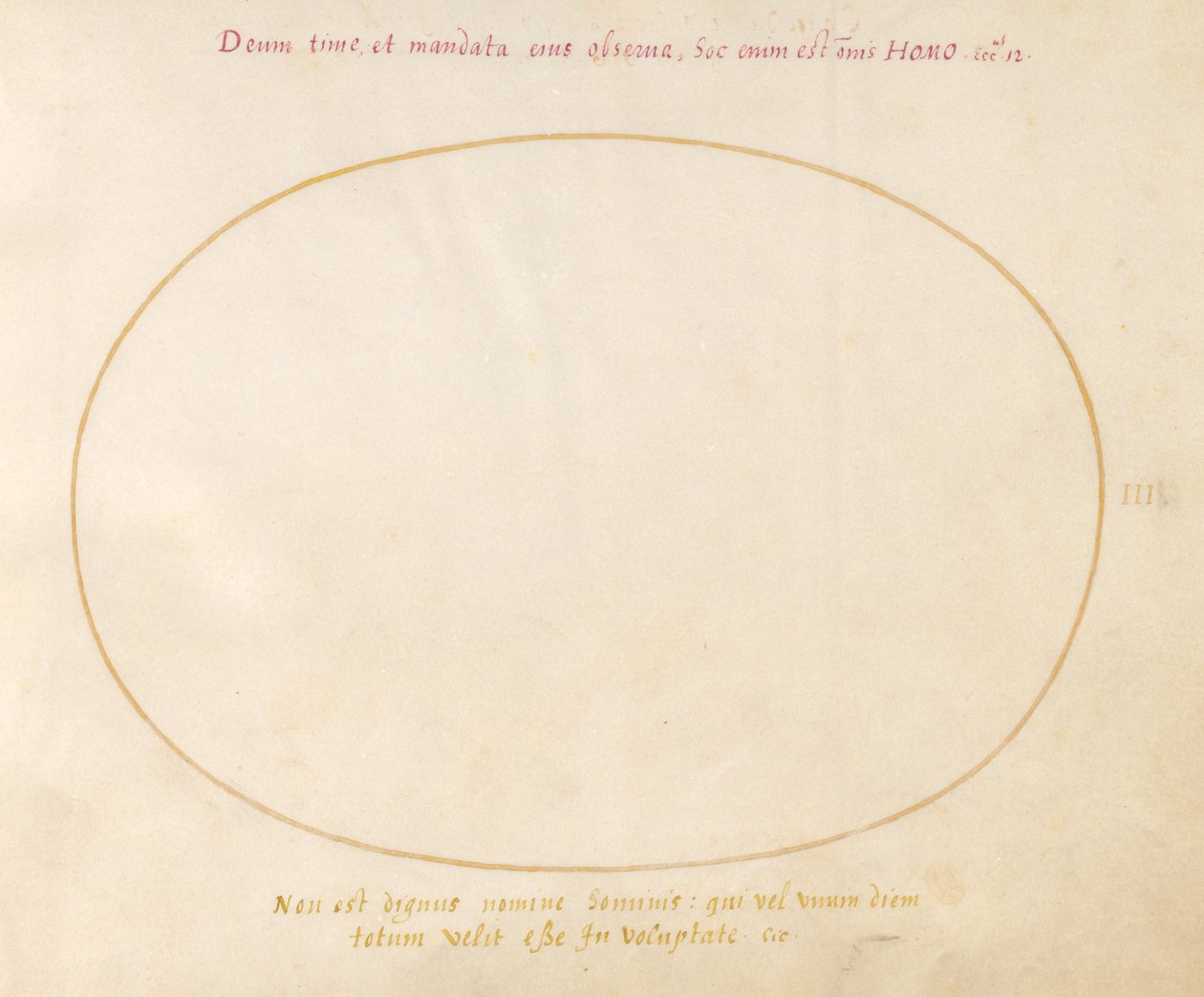 Plate 3: Empty Oval by Joris Hoefnagel