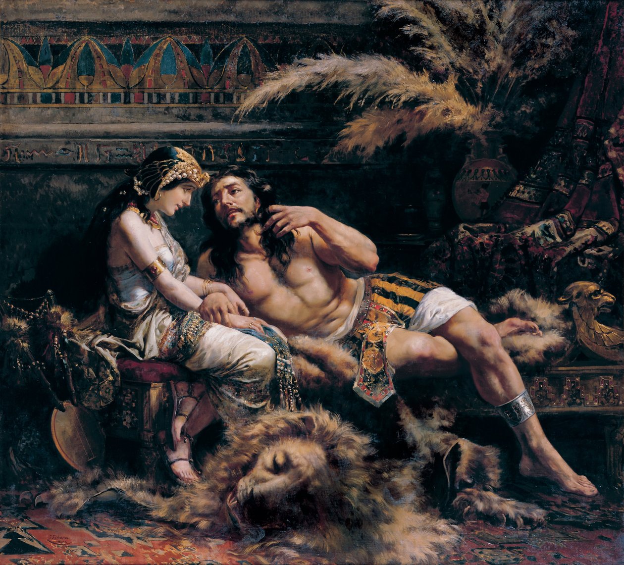Samson and Delilah by José de Echenagusía