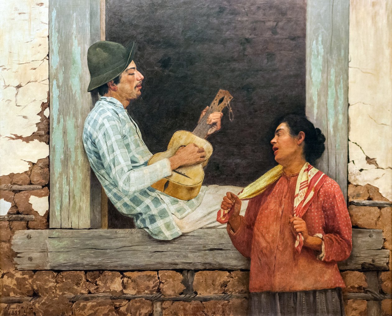The Guitar Player by José Ferraz de Almeida Júnior