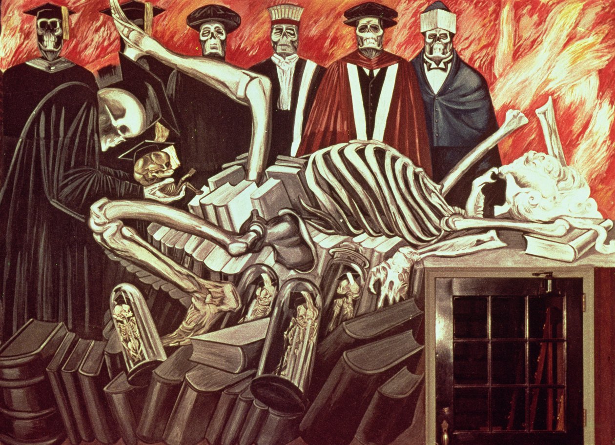 Gods of the Modern World, from The Epic of American Civilization by José Clemente Orozco