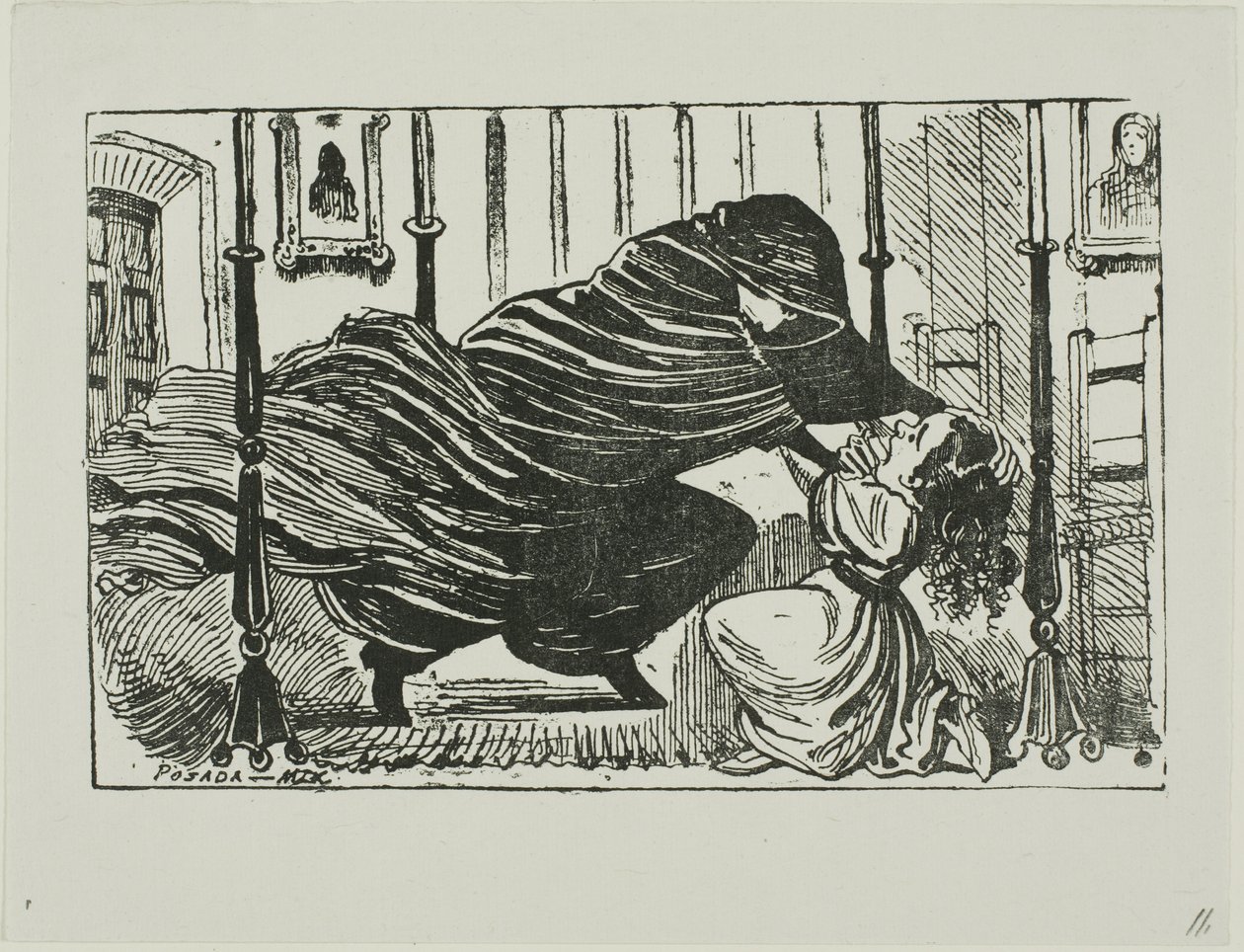 Illustration for a Story by José Guadalupe Posada