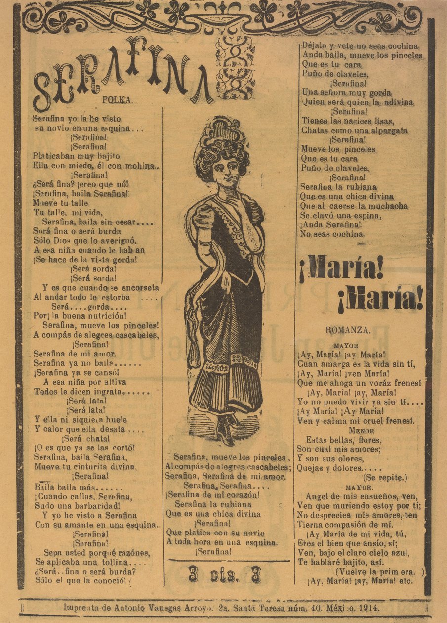 Serafina by José Guadalupe Posada