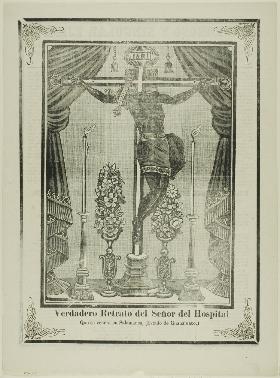 True Portrait of Our Lord of the Hospital by José Guadalupe Posada