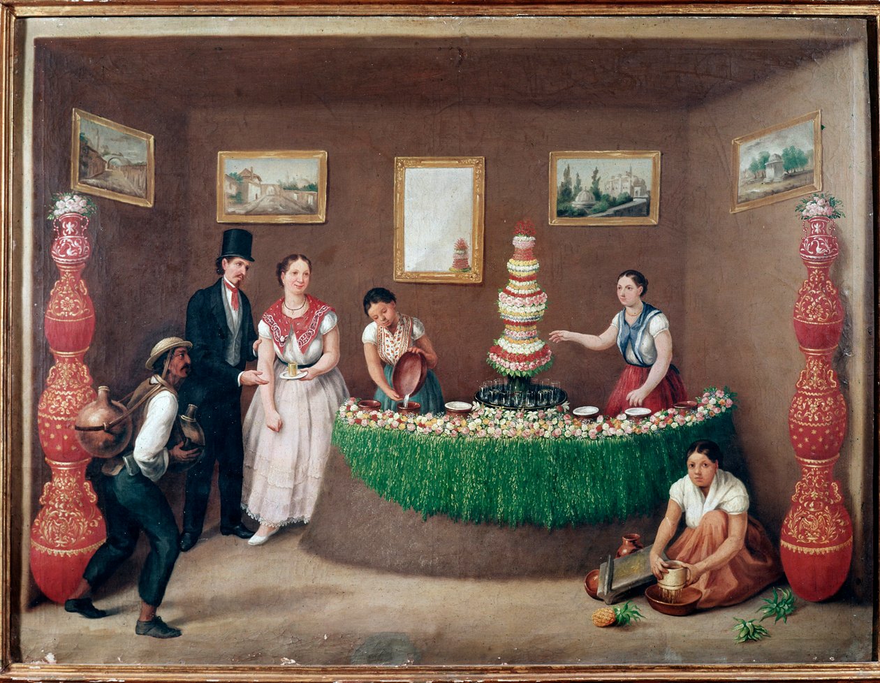 Horchata Sellers from Valencia, Spain by Jose Agustin Arrieta