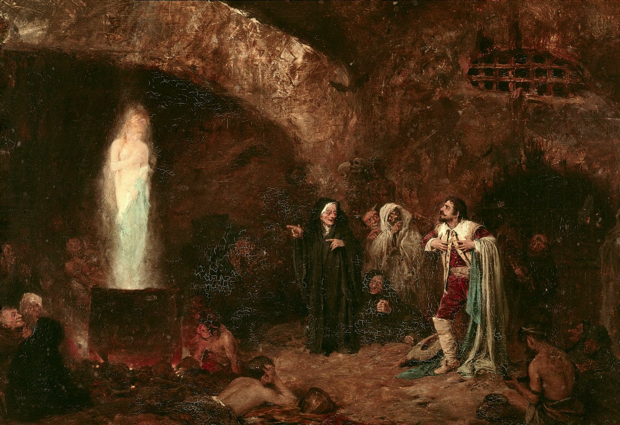 The witches or Faust: Illustration for the work of Johann Wolfgang von Goethe (1749-1832) by Jose Benlliure y Gil