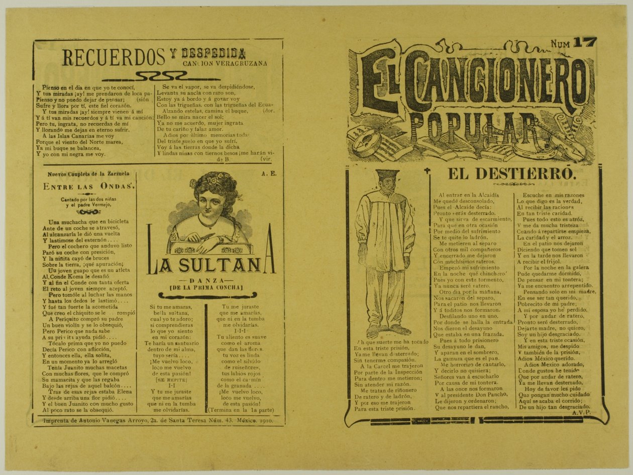 The Popular Songbook, No. 17 by José Guadalupe Posada