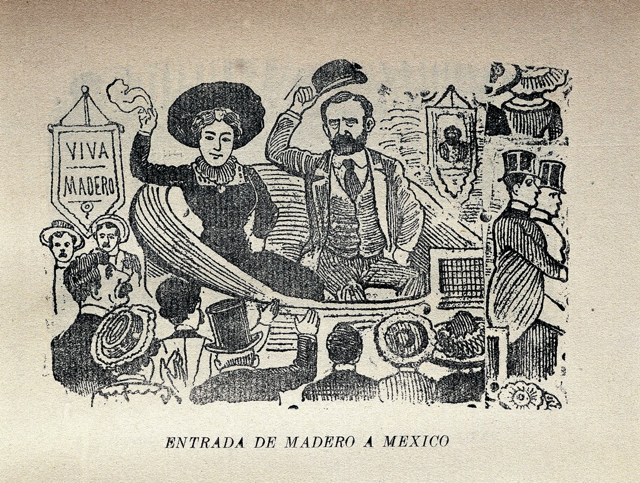 Entry of Madero into Mexico by José Guadalupe Posada