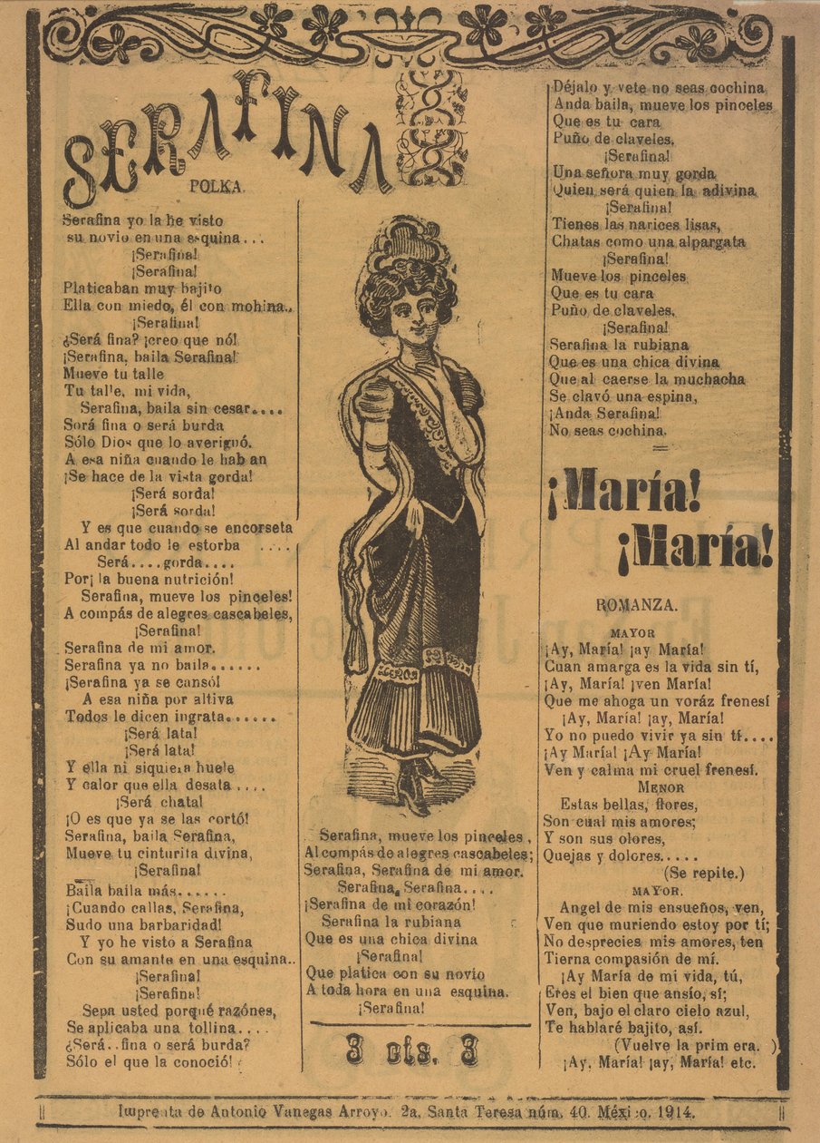 Serafina by José Guadalupe Posada