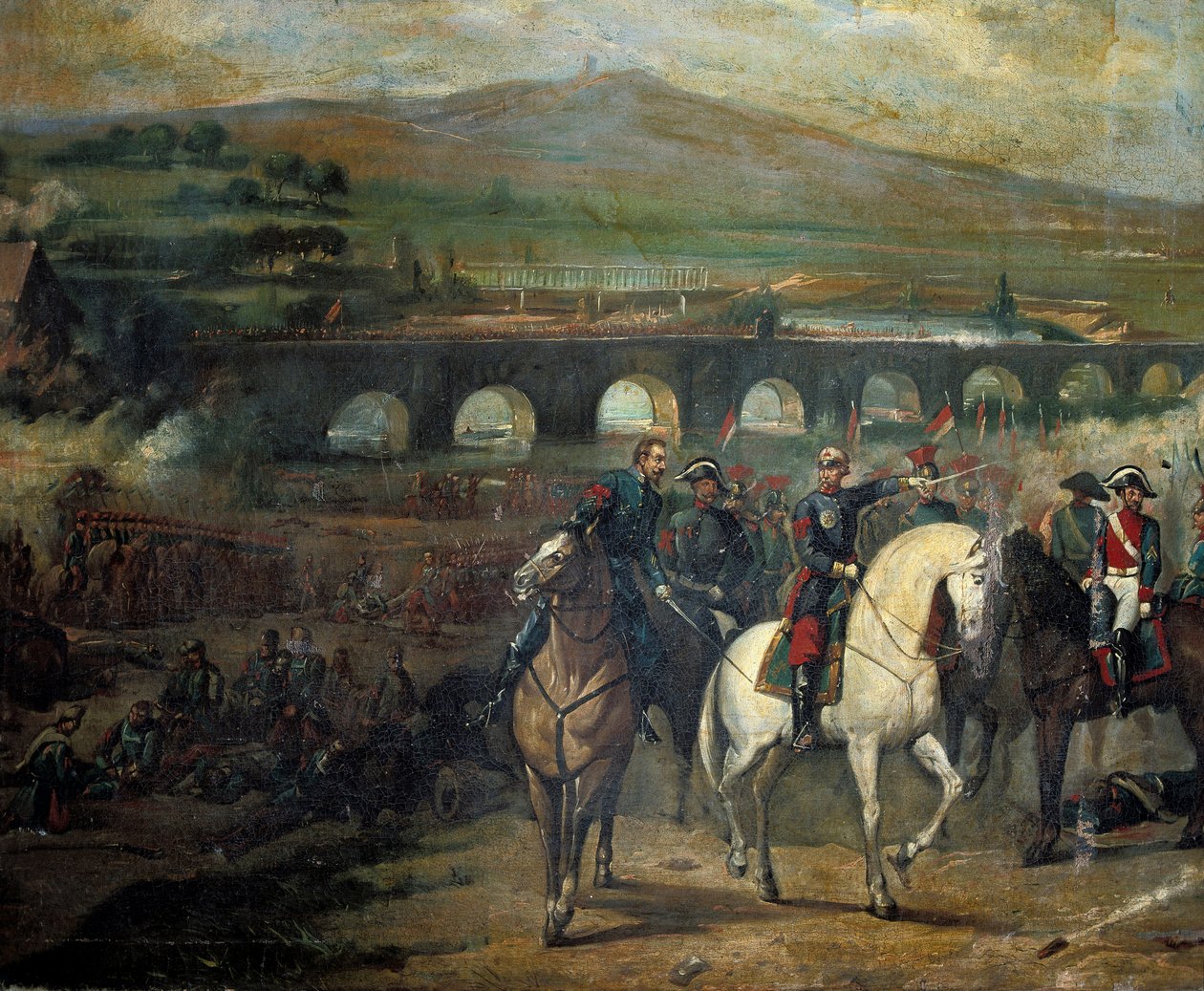 Battle of Alcolea near Cordoba, 20th September 1868 by Jose Maria Rodriguez de Losada