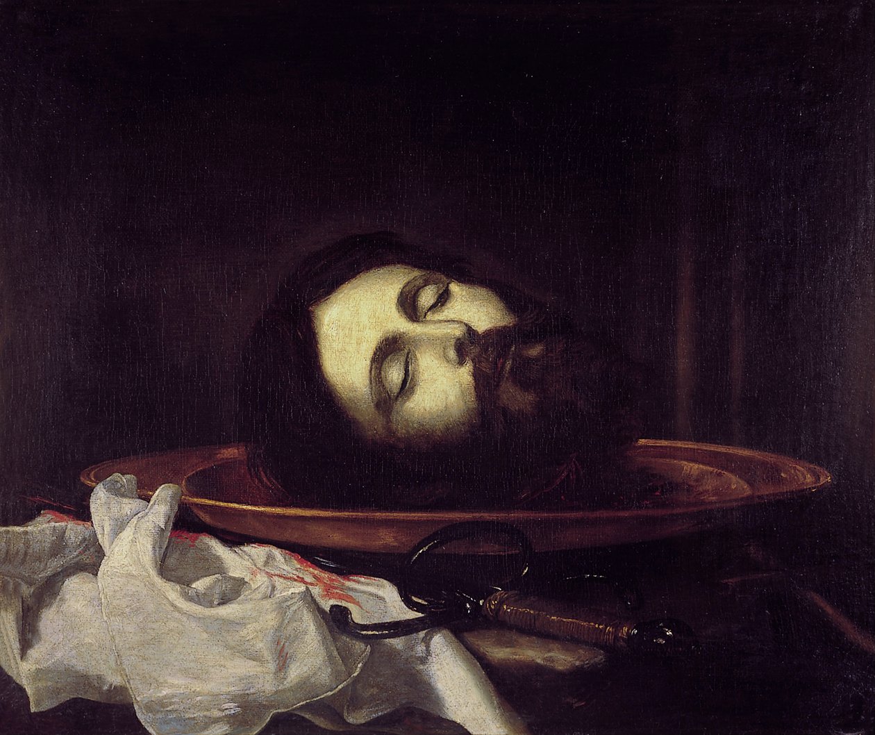 The Head of Saint John the Baptist by Jusepe de Ribera