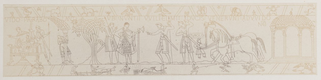 Scene from the Bayeux Tapestry by Josef Albert