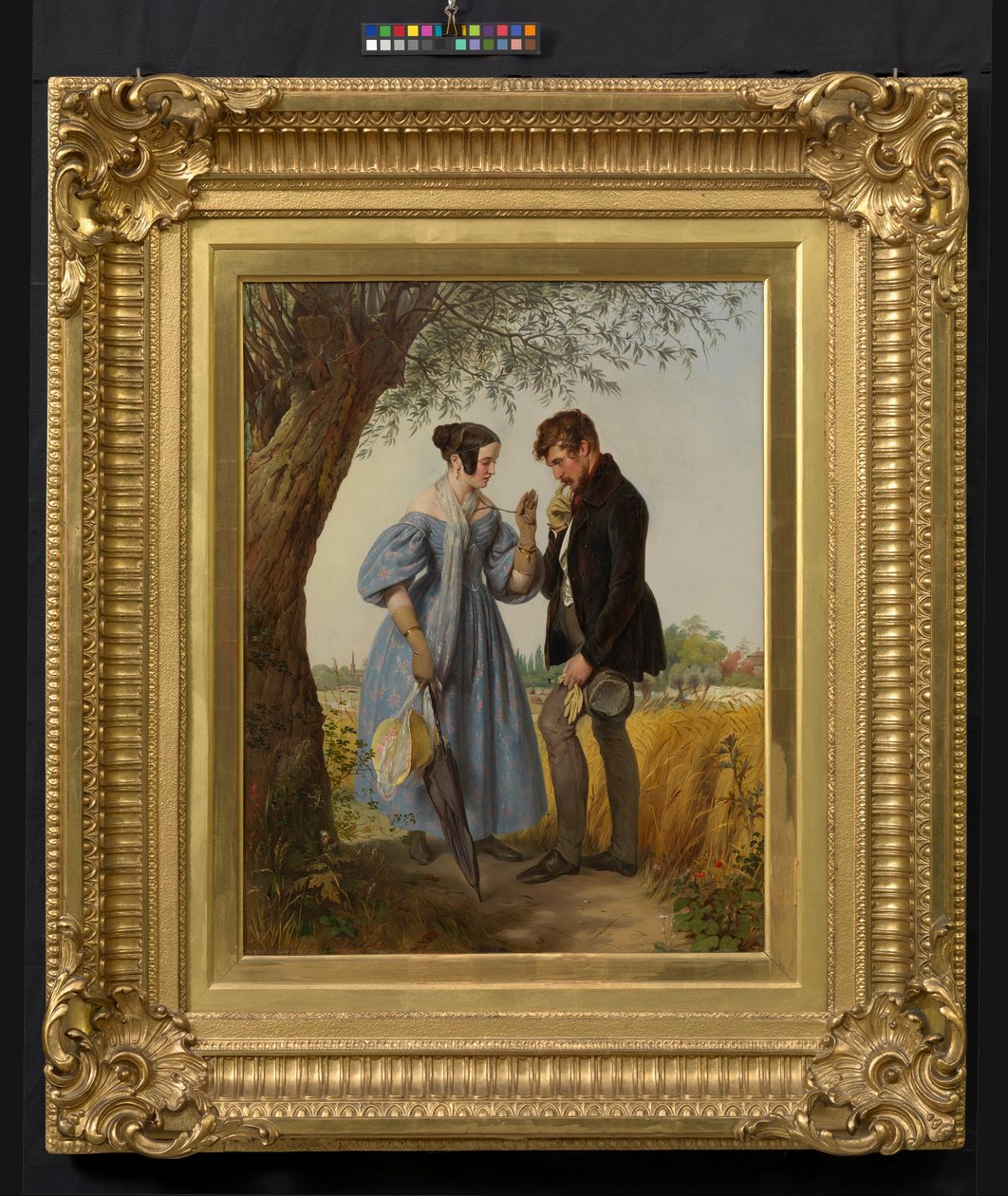 The Encounter (The Rejected Suitor, Love Proposal of a Country Squire) by Josef Danhauser