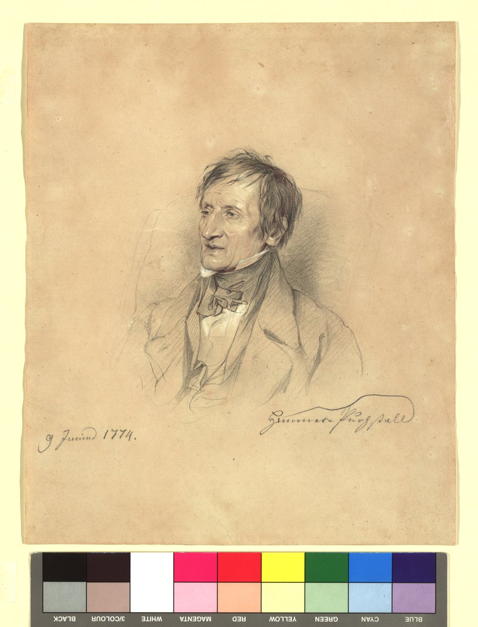 Joseph von Hammer (1774-1856), Diplomat, Orientalist by Josef Danhauser