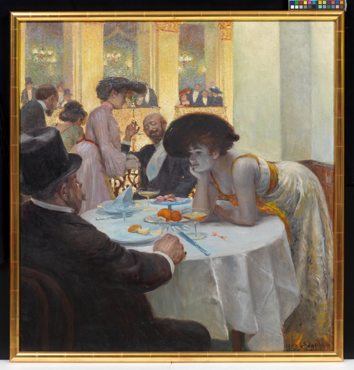 Box in the Sophien Hall by Josef Engelhart