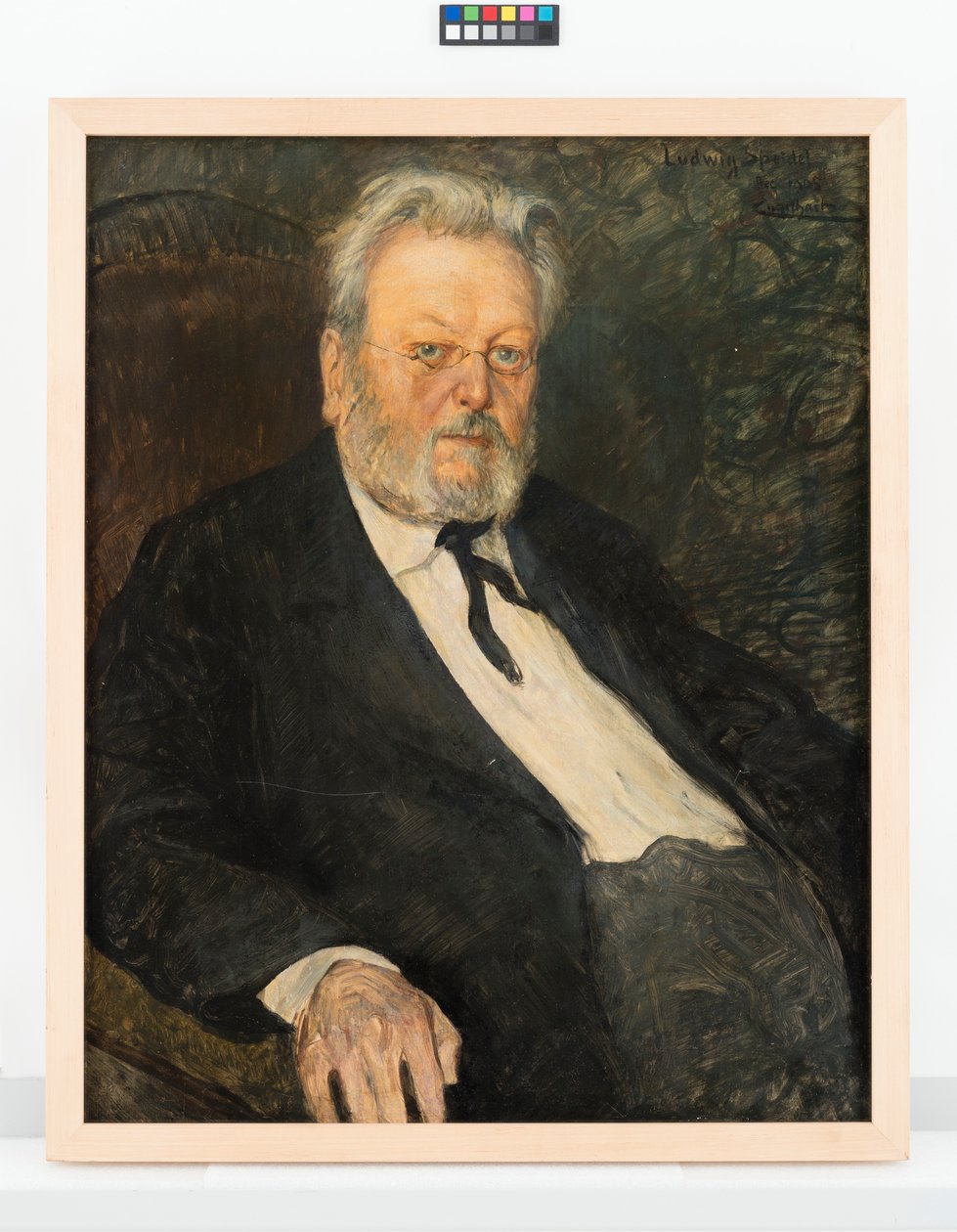 Ludwig Speidel by Josef Engelhart