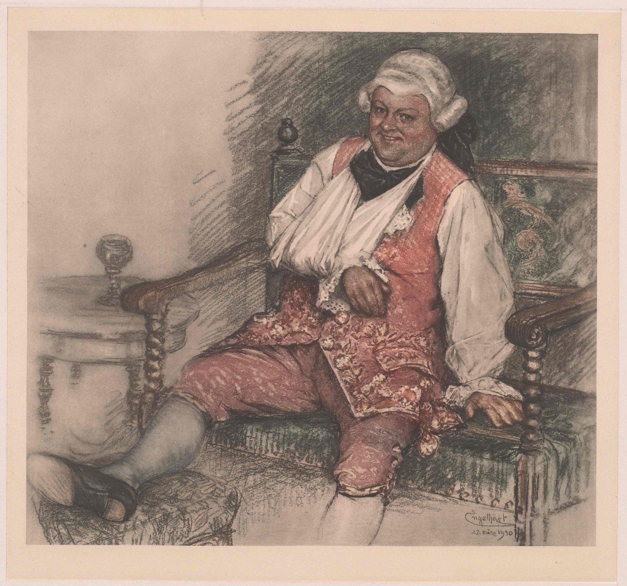 Richard Mayr by Josef Engelhart